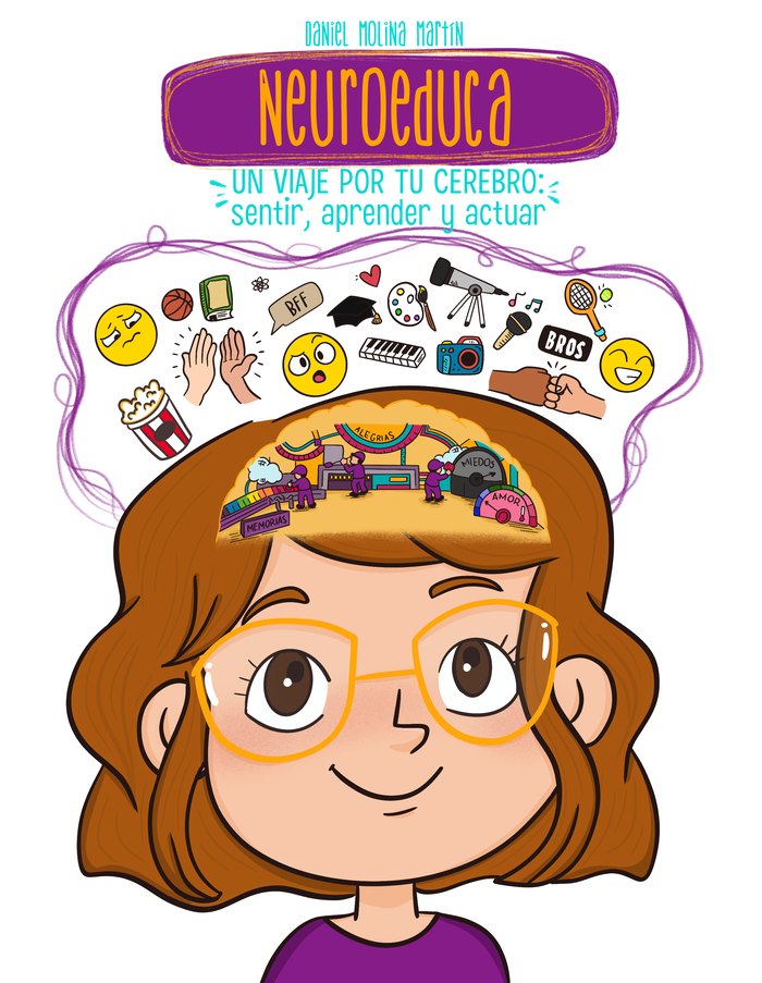 Cubierta de NeuroEduca. Un viaje por tu cerebro